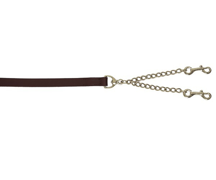 Flair Leather Show Lead - Nickel Plated Coupling Chain image 1